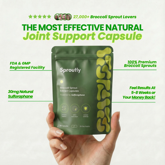 Broccoli Sprout Extract Capsules for Joint Support